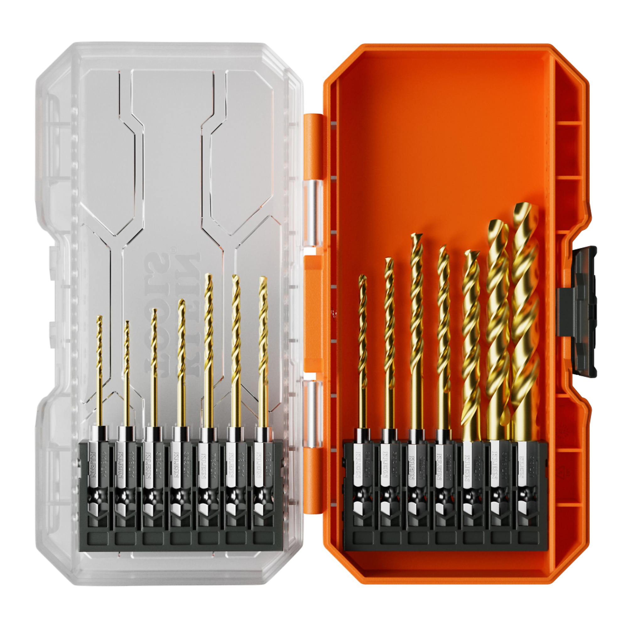 Titanium Drill Bit Set, 14-Piece, Klein Tools Model# 53614